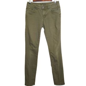 Prana Women's Light Green Organic Cotton Skinny Jeans Size 8/29